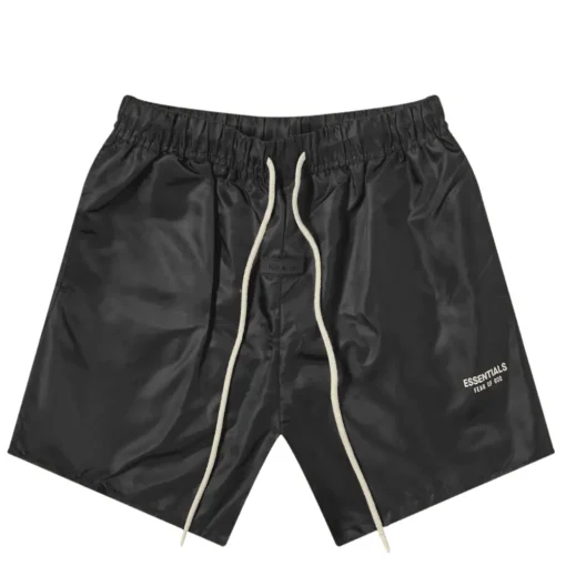 FEAR OF GOD ESSENTIALS RUNNING SHORT 'JET BLACK'