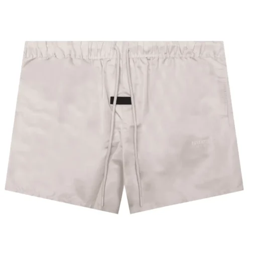 FEAR OF GOD ESSENTIALS RUNNING SHORT 'SILVER CLOUD'