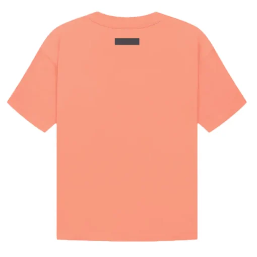 FEAR OF GOD ESSENTIALS T-SHIRT CORAL