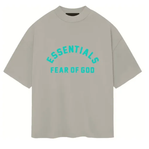 FEAR OF GOD ESSENTIALS HEAVY JERSEY CREWNECK T-SHIRT SEAL