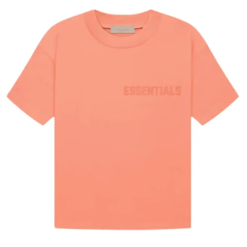 FEAR OF GOD ESSENTIALS T-SHIRT CORAL