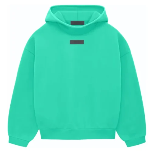 FEAR OF GOD ESSENTIALS PULLOVER HOODIE - MINT LEAF